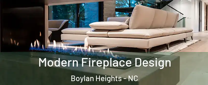 Modern Fireplace Design Boylan Heights - NC