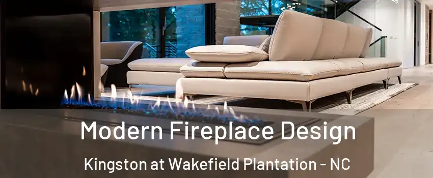 Modern Fireplace Design Kingston at Wakefield Plantation - NC