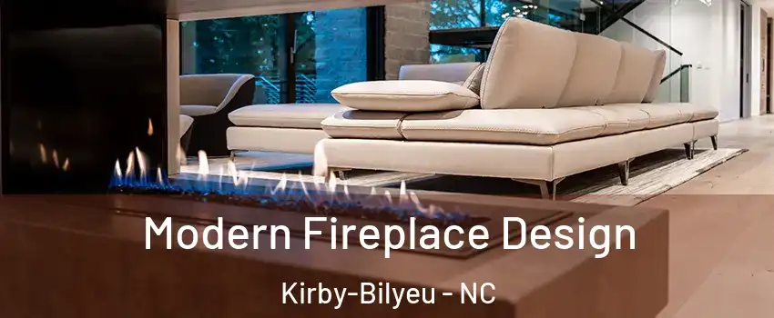 Modern Fireplace Design Kirby-Bilyeu - NC