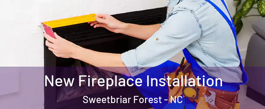 New Fireplace Installation Sweetbriar Forest - NC