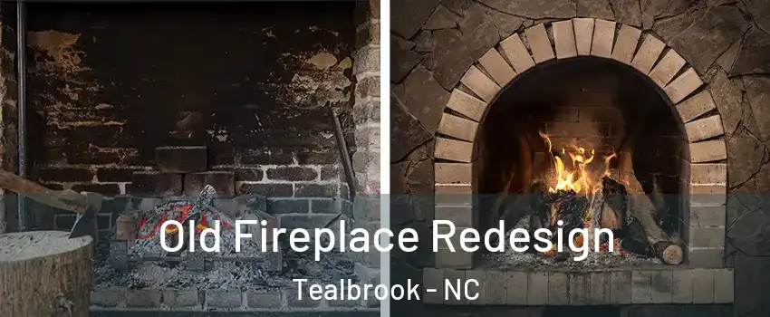 Old Fireplace Redesign Tealbrook - NC