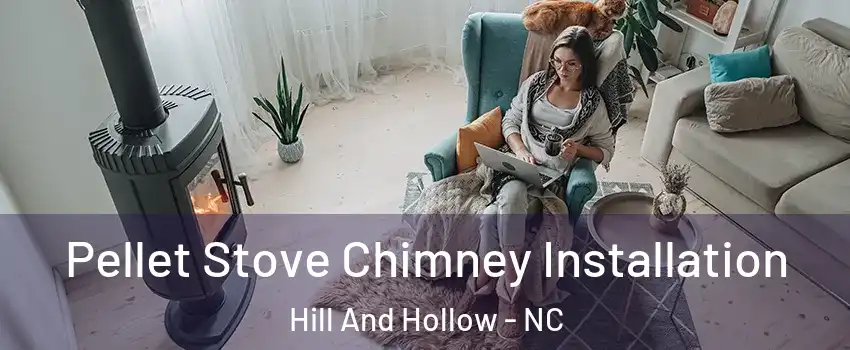 Pellet Stove Chimney Installation Hill And Hollow - NC